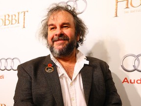 Peter Jackson on the red carpet for the Canadian premiere of "The Hobbit: The Battle of the Five Armies" at the Windsor Arms Hotel in Toronto on December 6, 2014. (Dave Abel/QMI Agency)
