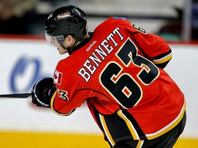 Calgary Flames' Sam Bennett during NHL action in Calgary, in October. (Al Charest/QMI Agency)