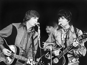 The Everly Brothers perform at Caesars Palace in Las Vegas in this December 1970 photo. REUTERS/Las Vegas News Bureau/Handout