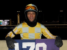 Patrick Husbands wone the Woodbine's jockey title with 170 victories. MICHAEL BURNS/PHOTO