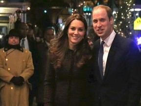 Prince William, Duke of Cambridge, and his wife Catherine, Duchess of Cambridge, arrive at the Carlyle hotel in New York, December 7, 2014.   REUTERS/Neilson Barnard/Pool