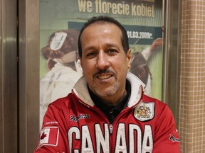 Manitoba provincial fencing coach Ayach Bounachada
