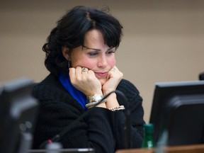 Councillor Maureen Cassidy during a meeting of council's Strategic Priorities and Policy Committee in London, Ontario on Monday, December 8, 2014. (DEREK RUTTAN, The London Free Press)