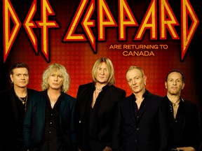Def Leppard is visiting Edmonton as part of its Canadian tour. (SUPPLIED)