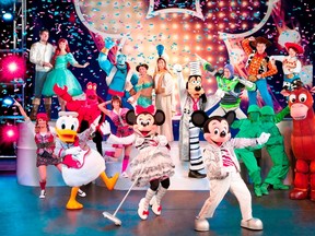 Disney Live! Mickey’s Music Festival presents the singing and dancing of 25 characters. (Handout)