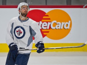TJ Galiardi will dress for the Jets Tuesday night in Dallas for the first time in 12 games.
