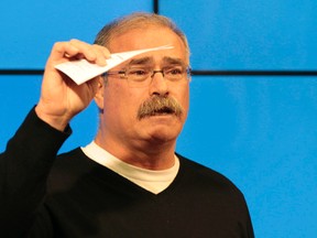 Ex-Ottawa Senator coach Paul MacLean talks to the media during a press conference at Canadian Tire Centre in Ottawa Tuesday Dec 9,  2014. MacLean got a chance to address the media after being fired by the Senators Monday.  Tony Caldwell/Ottawa Sun/QMI Agency