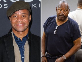 (L-R) Cuba Gooding Jr. and O.J. Simpson (WENN/Reuters file photos)