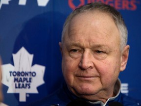 Toronto Maple Leafs head coach Randy Carlyle. (DAVE ABEL/Toronto Sun)