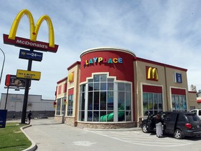 The McDonald's restaurant in the 1000-block of Notre Dame Avenue. A 33-year-old man who was beaten in the parking lot of the restaurant on May 18 died of his injuries days later at hospital. (Brian Donogh/Winnipeg Sun file photo)