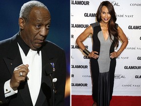 Bill Cosby and Beverly Johnson. (Reuters/WENN.COM file photos)