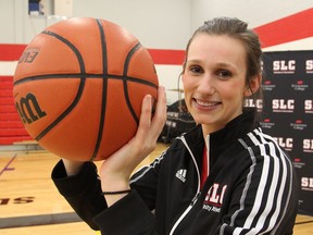 Kingston native Lacey Knox recently became the all-time leading scorer in the St. Lawrence Vikings women's basketball program. (Michael Lea/The Whig-Standard)