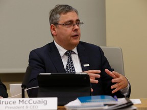 Bruce McCuaig, president and CEO of Metrolinx, at meeting on Thursday, December 11, 2014. (Jack Boland/Toronto Sun)