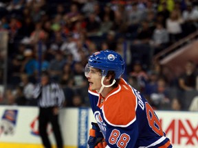 Brandon Davidson finished Wednesday's game with a plus-1 rating. (Edmonton Sun file)