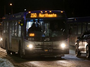 City council approved late-night bus service on four city bus routes at an added cost $1.3 million. (FILE PHOTO)