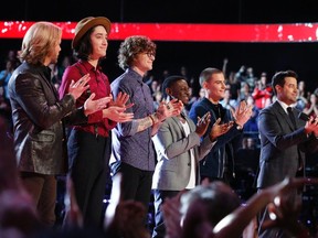 A scene from The Voice (NBC photo)