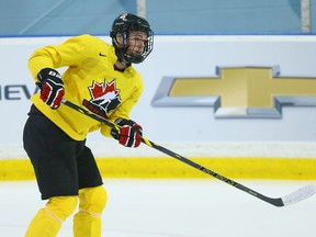 Connor McDavid during the Canadian World Junior selection camp at the MasterCard Centre in Toronto on Friday, Dec. 12, 2014. (DAVE ABEL/Toronto Sun)