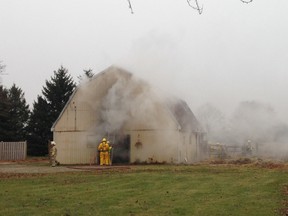 barn fire on medway