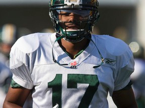Eskimos extended  the contract of WR Shamawd Chambers and three of his teammates in a move announced on Friday. (Ian Kucerak, Edmonton Sun)
