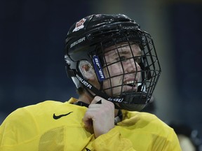 Connor McDavid at the World Junior practice in Toronto on Saturday, Dec. 13, 2014. (Veronica Henri/QMI Agency)