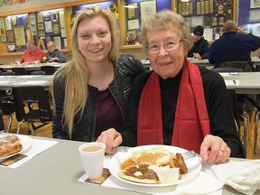 Alegra VanHove and Marie Broad. (CHRIS ABBOTT/TILLSONBURG NEWS)