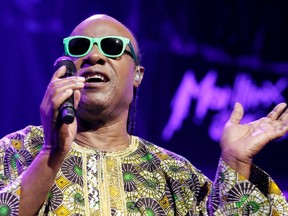 Stevie Wonder. 

REUTERS/Pierre Albouy