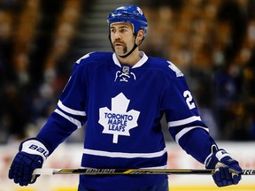 Maple Leafs forward Daniel Winnik has been an important component to the team's penalty kill, which is among the top 10 in the NHL. (TORONTO SUN/FILE PHOTO)