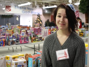 For 13-year-old Courtney Busse volunteered her time for Adopt-A-Teen.