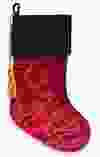 Quilted Burgundy Stocking $10.99 - Bed, Bath and Beyond
