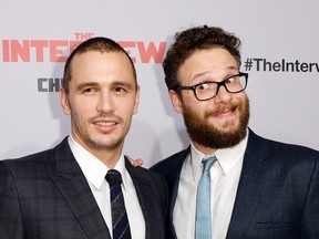 James Franco and Seth Rogen. 

REUTERS/Kevork Djansezian