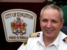 Kingston Fire and Rescue Chief Rheaume Chaput. (Ian MacAlpine/The Whig-Standard)
