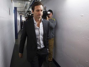 Dallas Eakins says during his playing days he was on so many different teams, he can`t recall some of them. (David Bloom, Edmonton Sun)