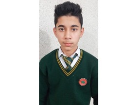 Dawood Ibrahim, 15, is the sole survivor in his Grade 9 class after Tuesday's brutal attack on a school in northern Pakistan, all because his alarm didn't go off that morning.
(Family photo)