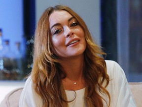Lindsay Lohan. 

REUTERS/Suzanne Plunkett