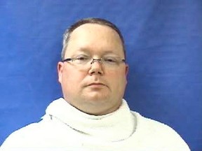 Former Kaufman County Justice of the Peace Eric Williams is pictured in this booking photo courtesy of the Kaufman County Sheriff. Defense attorneys for Williams, convicted of capital murder in a revenge plot against two prosecutors rested their case on December 15, 2014 in the penalty phase, having asked jurors to invoke Jesus' mercy and spare him from execution.  REUTERS/Kaufman County Sheriff/Handout