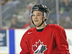 Max Domi attends Canada's world junior selection camp held at the Meridian Centre in St. Catharines, Ont. on December 17, 2014. (QMI Agency)