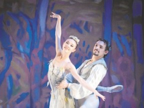 Principle dancers Saniya Abilmajineva and Daniel Da Silva star in Ballet Jorgen?s The Nutcracker at London?s Centennial Hall Sunday (Lawrence Ho, Special to QMI Agency)