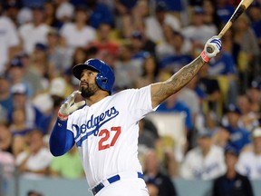 Outfielder Matt Kemp may be on his way back to Los Angeles after a potential trade to the Padres may be scuttled due to health reasons. (Richard Mackson/USA TODAY Sports/Files)
