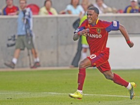 Toronto FC selected Robbie Findley from Real Salt Lake in the re-entry draft last week. (AFP)