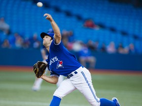 Toronto Blue Jays Daniel Norris  pitches during 3rd inning action against the Seattle Mariners at the Rogers Centre in Toronto, Ont. on Thursday September 25, 2014. Ernest Doroszuk/QMI Agency