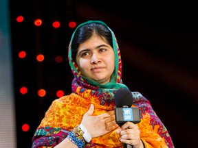 Malala Yousafzai at We Day U.K. (Photo: Free The Children)
