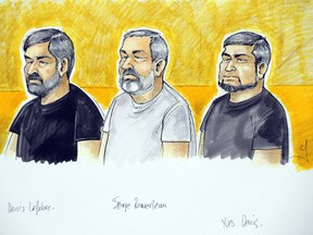 Trial of the three escapees from the Orsainville Yves prison, Denis Pomerleau and Serge Denis Lefebvre at the Palais de Justice de Québec on Monday, June 23, 2014.
STEVENS LEBLANC/QMI AGENCY