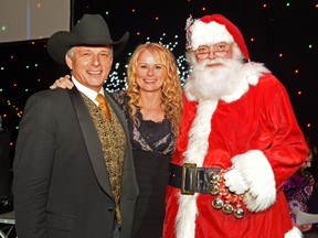 Danny, Brenda, and the real Santa wishing you a safe and happy holiday season filled with love and gratitude. PHOTO CREDIT: John Rycroft