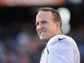 Broncos' Peyton Manning is nursing a sore thigh.(AFP)