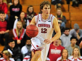 Coyotes senior guard Brandon Bos is averaging a career-high 16.7 points per game. (Supplied)