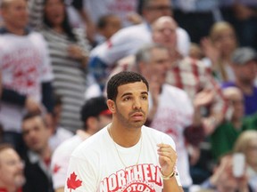 Rapper Drake serves as the global ambassador for the Raptors. (QMI AGENCY)
