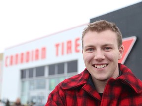 Gino Donato/The Sudbury Star
Canadian Tire employee Johnathan Scott was told by management to stop saying Merry Christmas to customers recently.