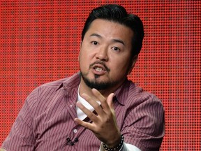 Executive producer and director Justin Lin of the new series "Scorpion" participates in a panel during CBS network's portion of the 2014 Television Critics Association Cable Summer Press Tour in Beverly Hills, California July 17, 2014. (REUTERS/Kevork Djansezian)