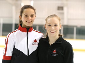 Maddy Baron and Alyssa Murray of the Sudbury Skating Club had successful performances at 2015 Skate Canada Challenge in December.