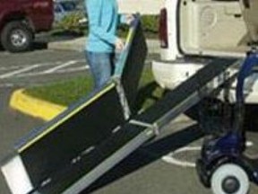 A portable aluminium wheelchair ramp like this one was stolen from a home in south Etobicoke Monday, Dec. 22, 2104. (Toronto Police handout)
